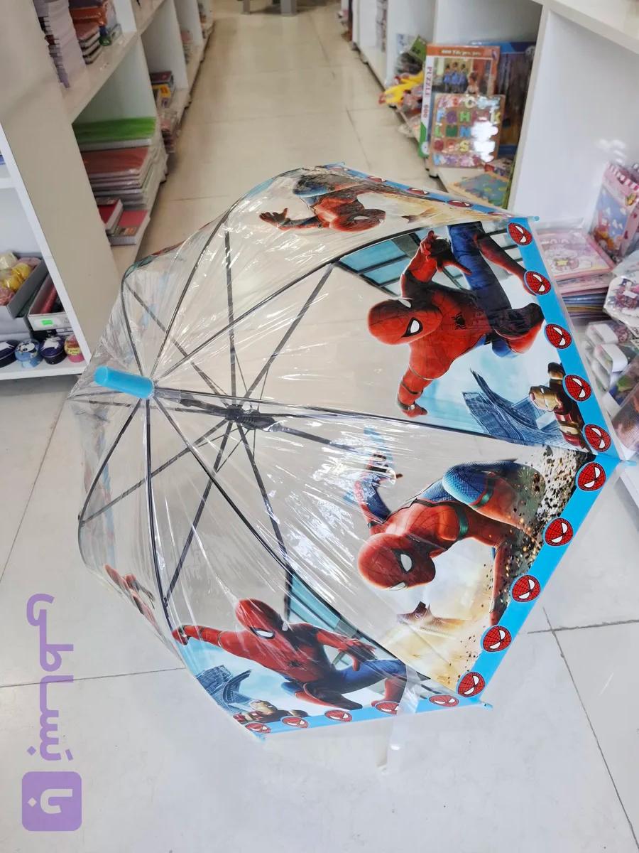 چتر شفاف مردعنکبوتی