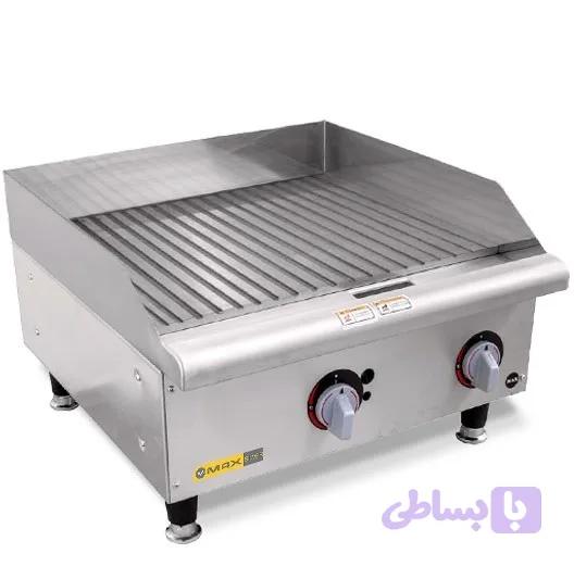 گريل طرح apw آمریکا گازی رومیزی 60 سانتی مغناطیسی روغنی شیاردار — تصویر 1