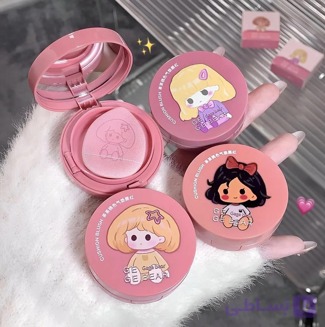 رژگونه کوشنی طرح دختر Gege Bear
