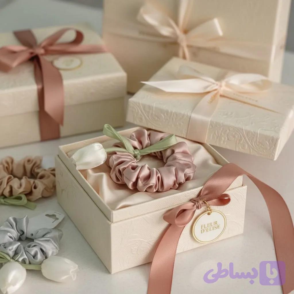 کش مو ساتن گل لاله — تصویر 1