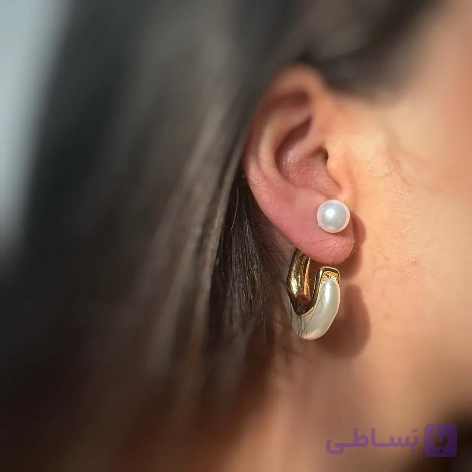 گوشواره مرواریدی و باروک