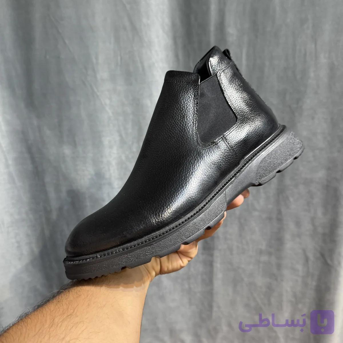 بوت چرم مردانه مدل چانکی — تصویر 1