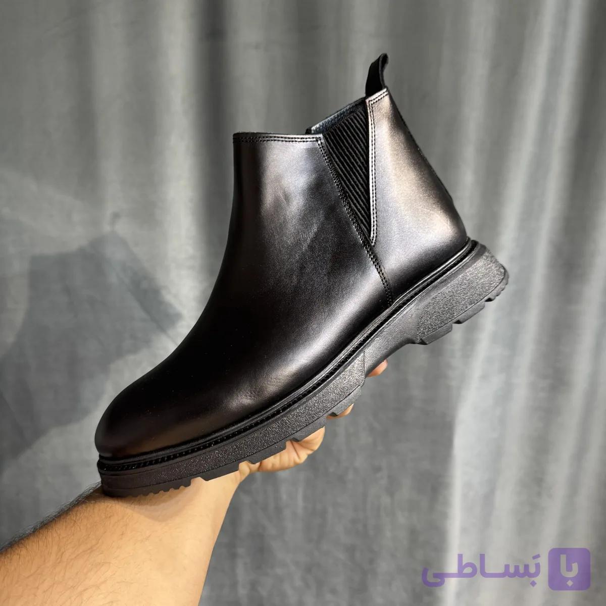 بوت چرم مردانه مدل فلو — تصویر 1