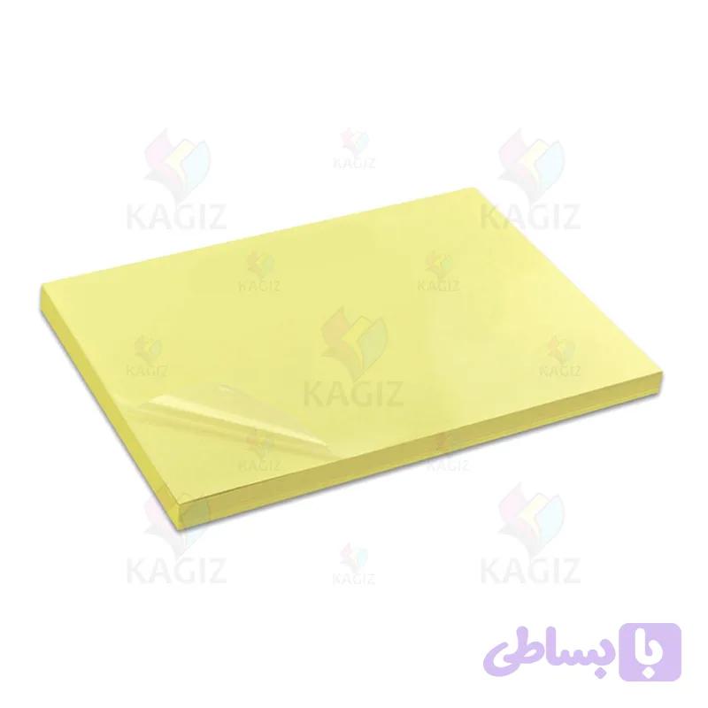 کاغذ A4 پشت چسب دار شیشه ای خارجی بسته ۱۰۰برگی