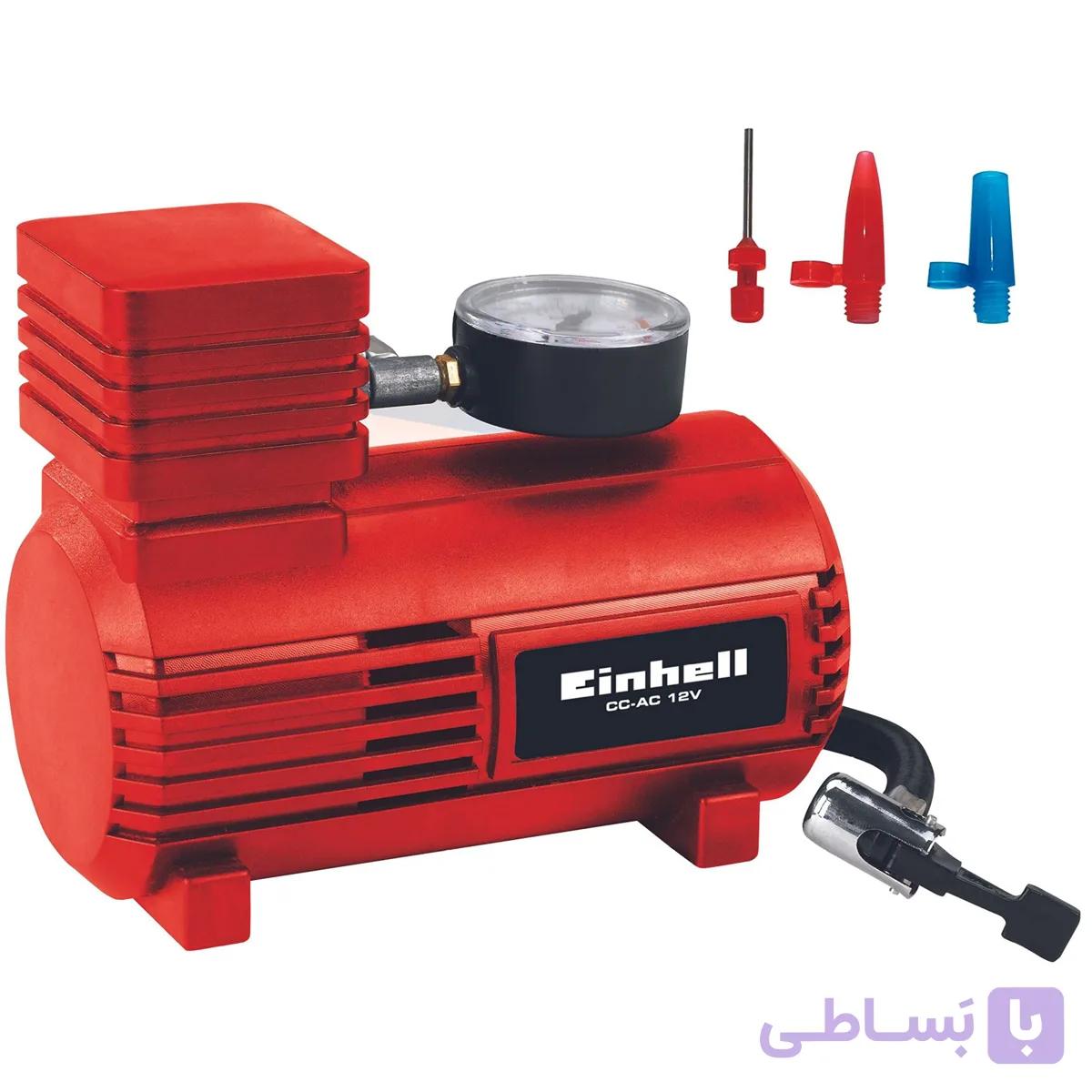 کمپرسور باد فندکی آینهل Einhell Print 18 Bar CC AC 12 V