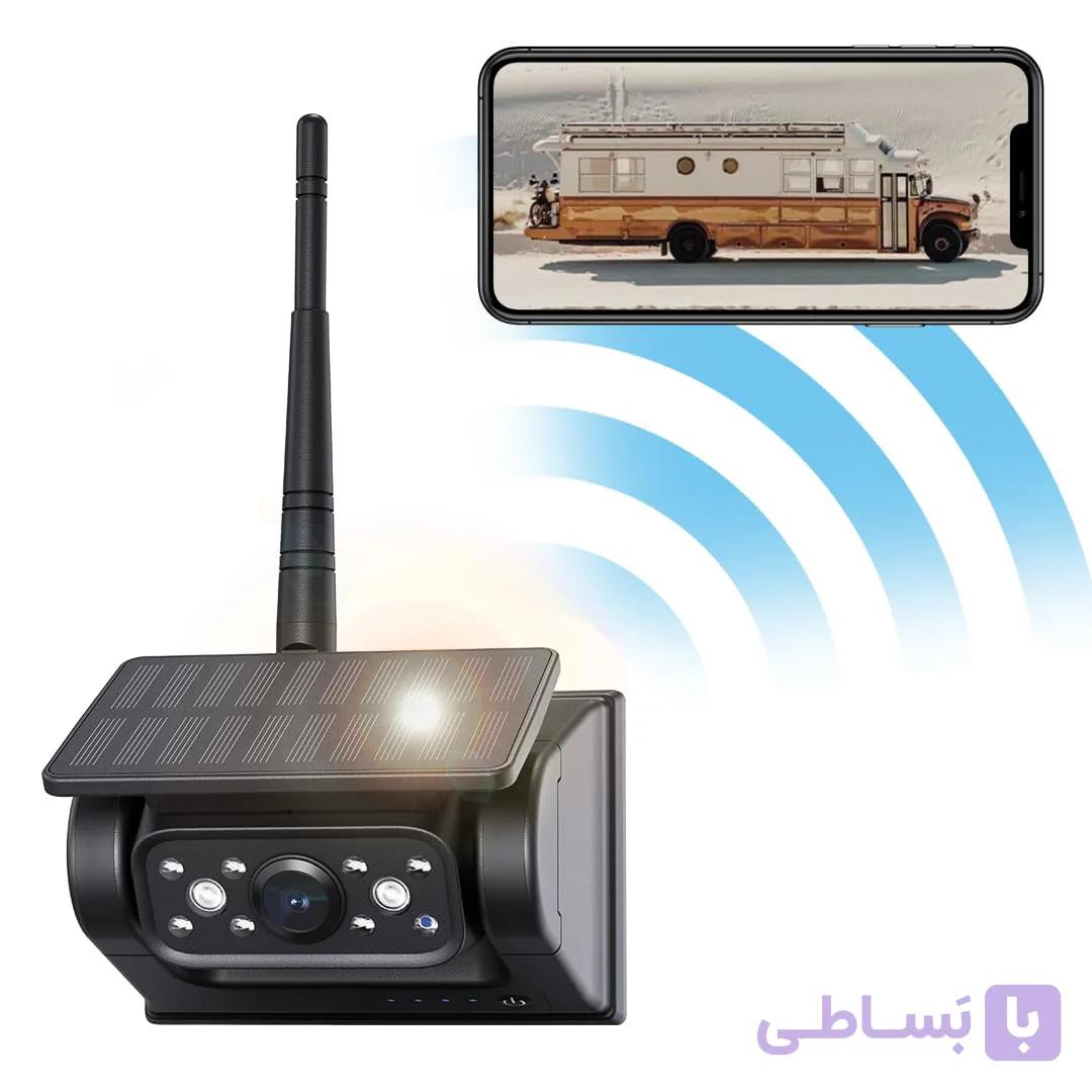 دوربین هوشمند پنل خورشیدی بیسیم ماشین