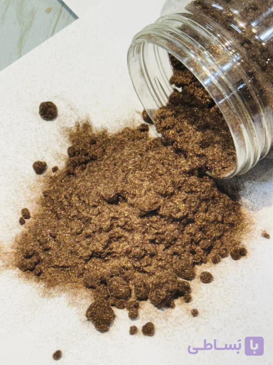 پودر مخمل قهوه ای