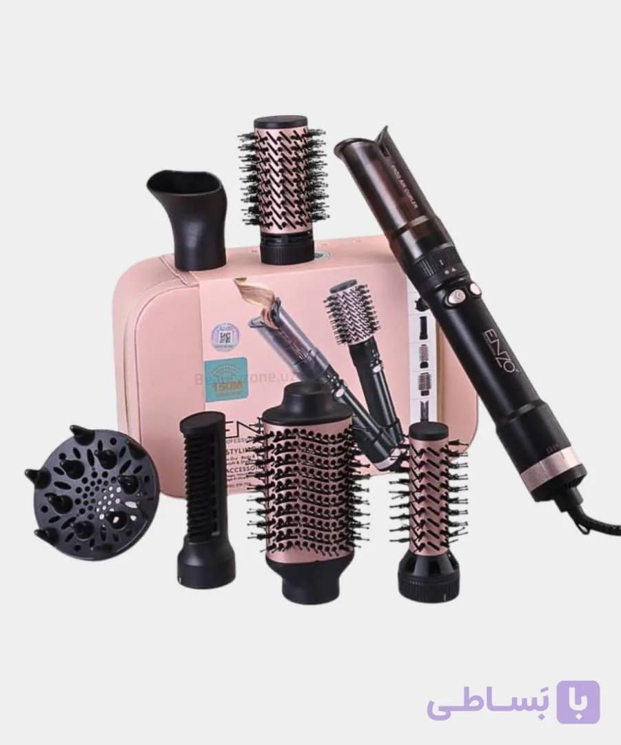 سشوار حالت دهنده دایسونی انزو ایتالیا با کیف چرمی ENZO PROFESSIONAL 760 هفت کاره