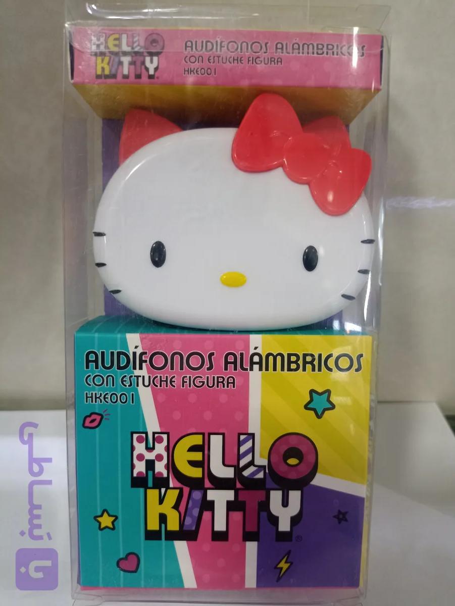 هندزفری طرح دار Hello kitty مدل HKE001