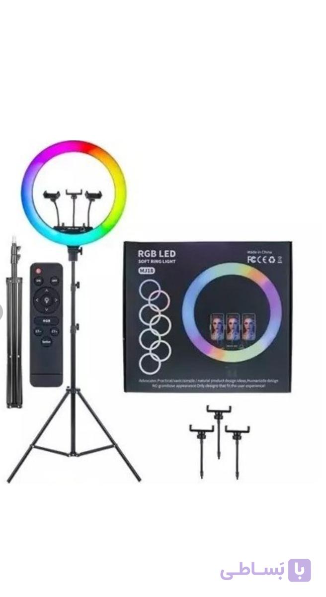 رینگ لایت ۴۶ سانتی متری مدل   Mj18 RGB Ring Light