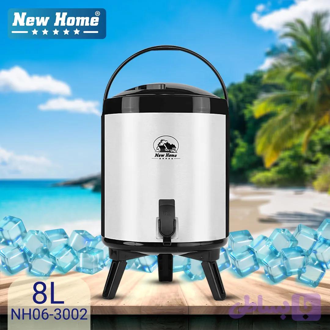 کلمن 8 لیتر استیل نیوهوم بدنه داخلی و خارجی استیل ضد زنگ کد 3002