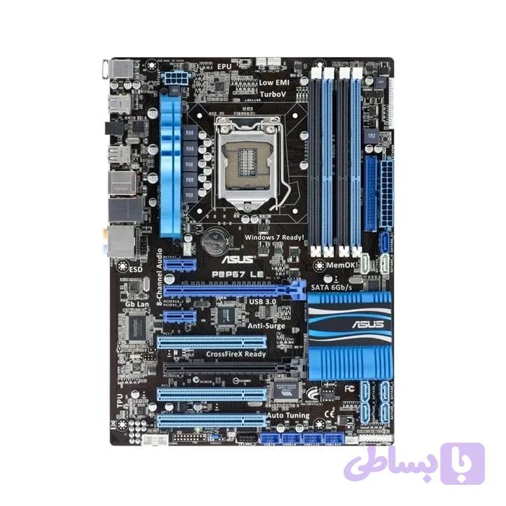 مادربرد ایسوس مدل Asus P8P67 LE DDR3 (استوک) — تصویر 1