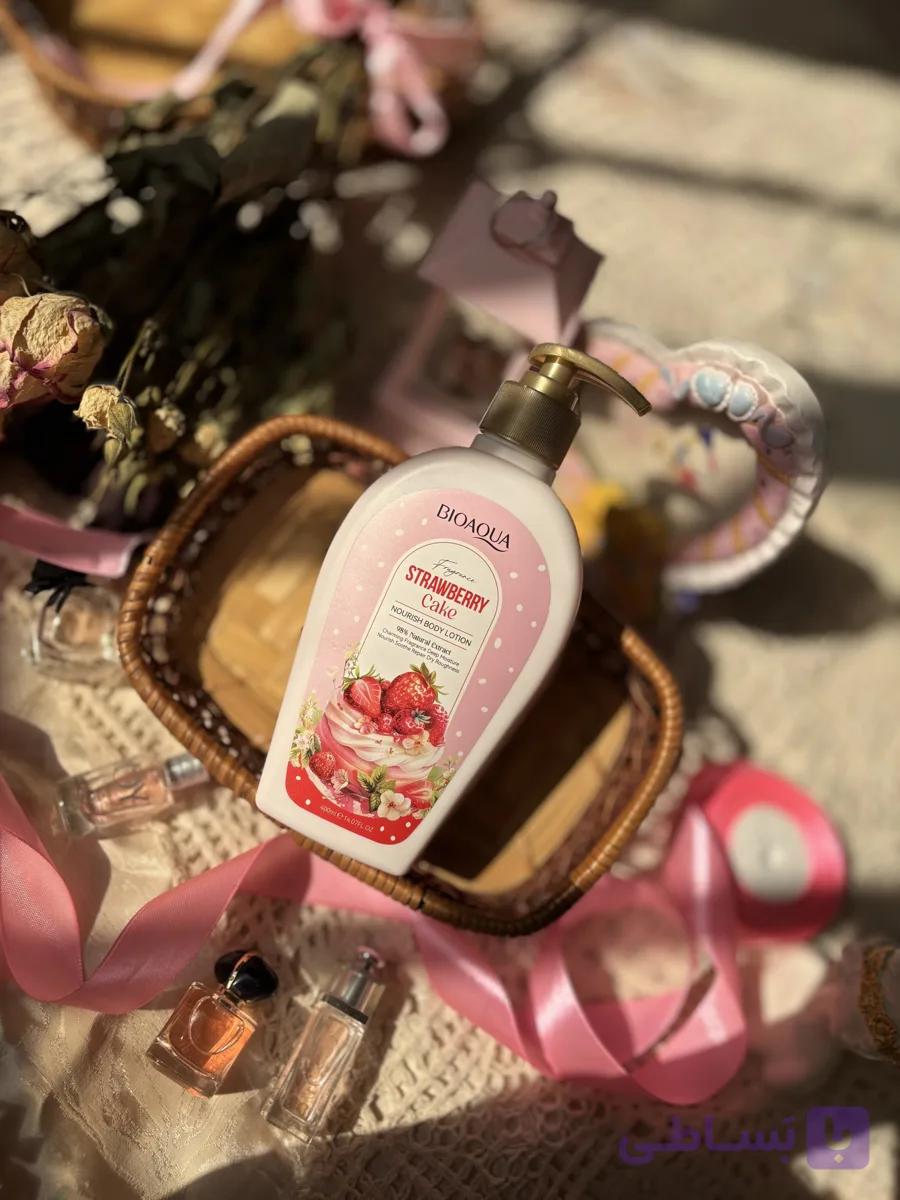 لوسیون کیک توت فرنگی🍓🛍️ — تصویر 1