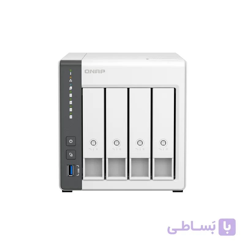 QNAP TS-433 | ذخیره‌ساز تحت شبکه ذخیره‌ساز ۴بی اقتصادی برای خانه و دفاتر کوچک — تصویر 1