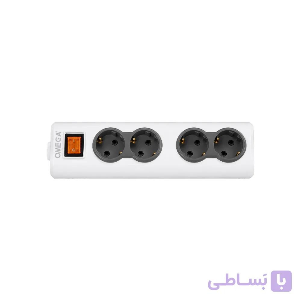 رابط 4 خانه ارت دار 5 متری اُمگا مدل(R4000) — تصویر 1
