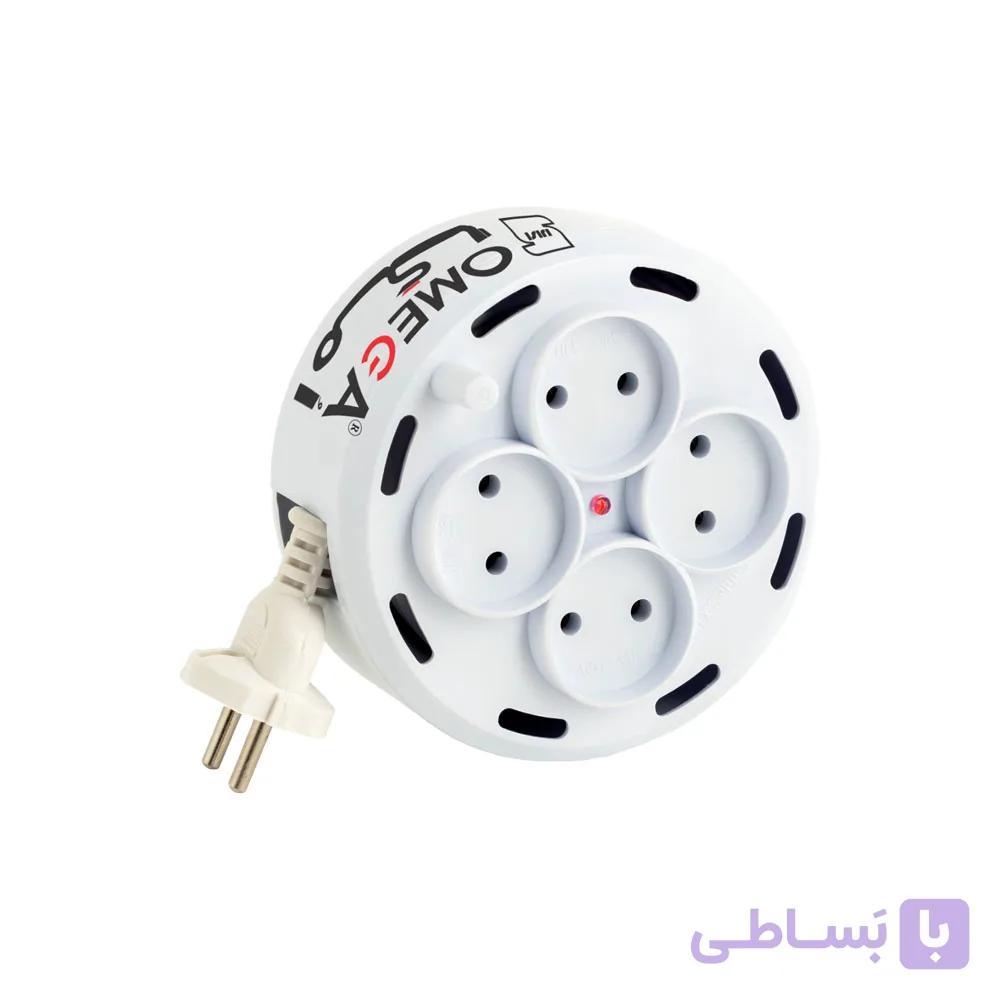 رابط چهار خانه جمع شو 5متر کابل تخت اُمگا