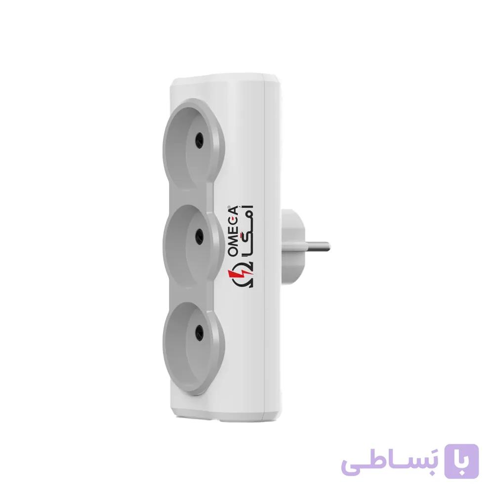 رابط برق 3 خانه دیواری اُمگا مدل(RD3000)