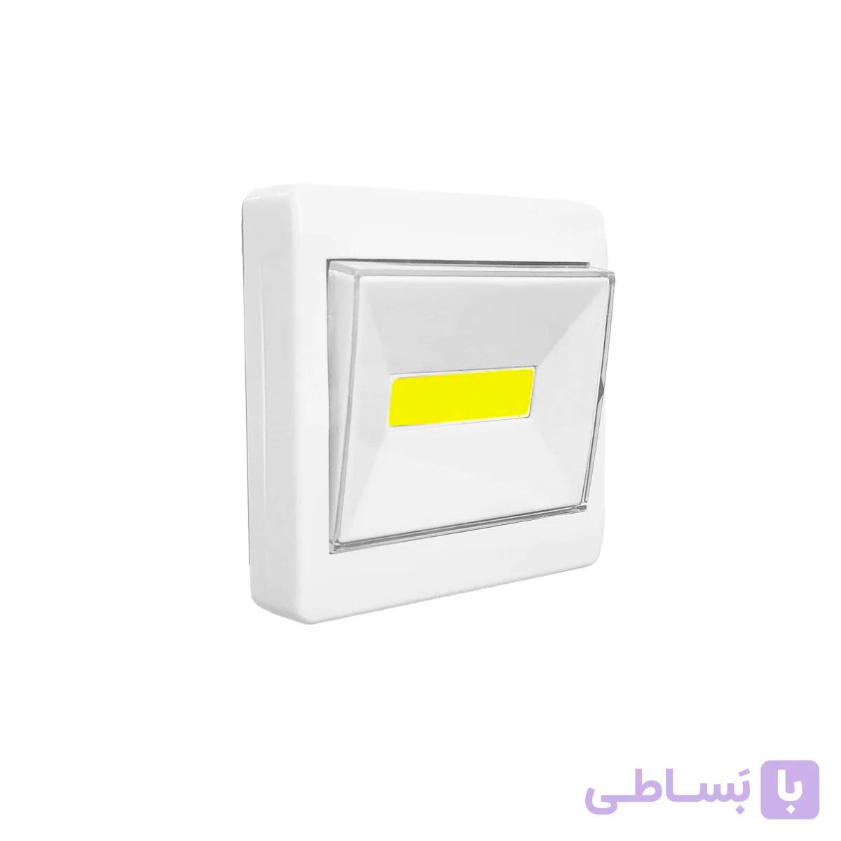 کلید 3 وات چراغ اضطراری COB باتری خور مدل HY-801A — تصویر 1