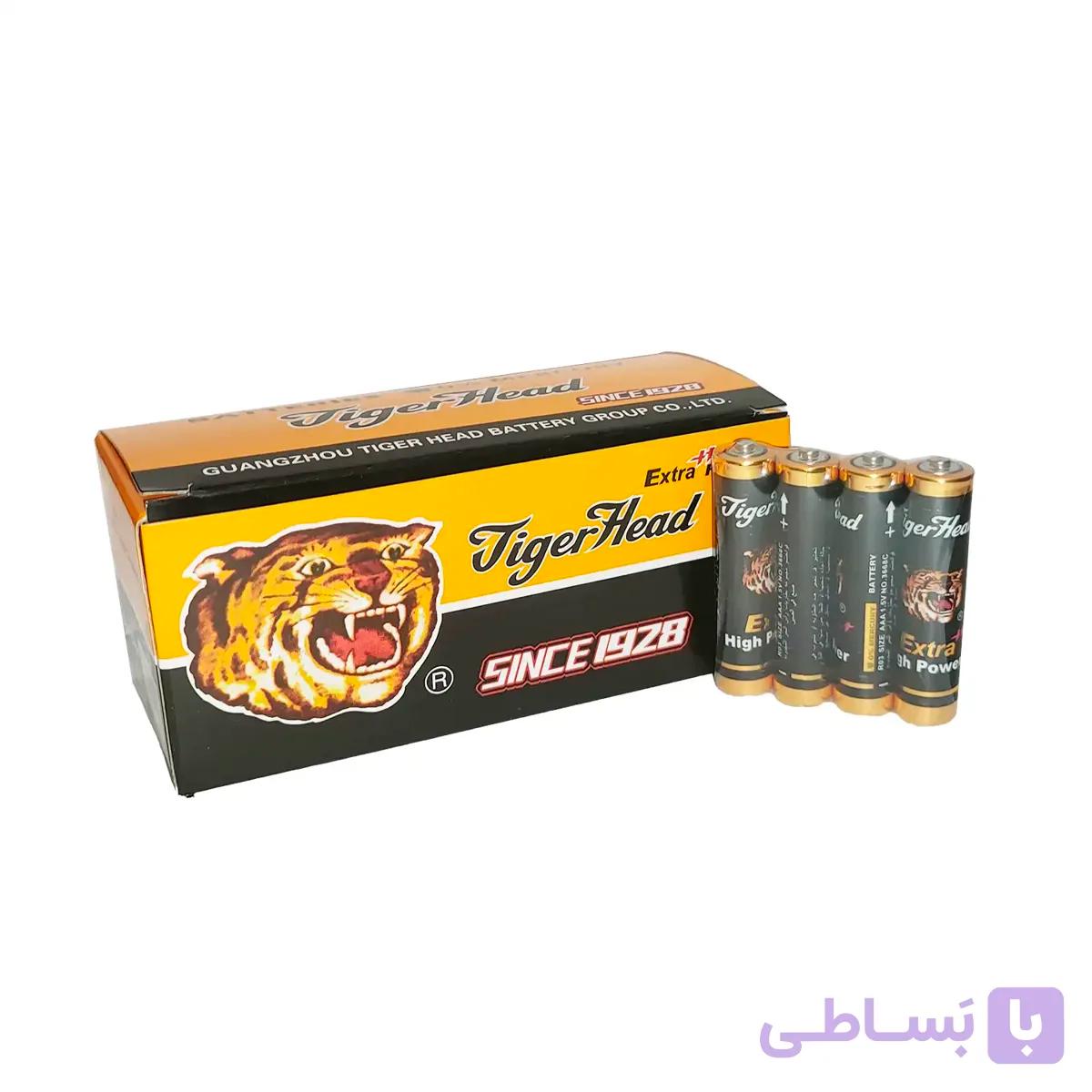 باتری نیم قلمی AAA برند تایگرهد TigerHead مدل R03 — تصویر 1