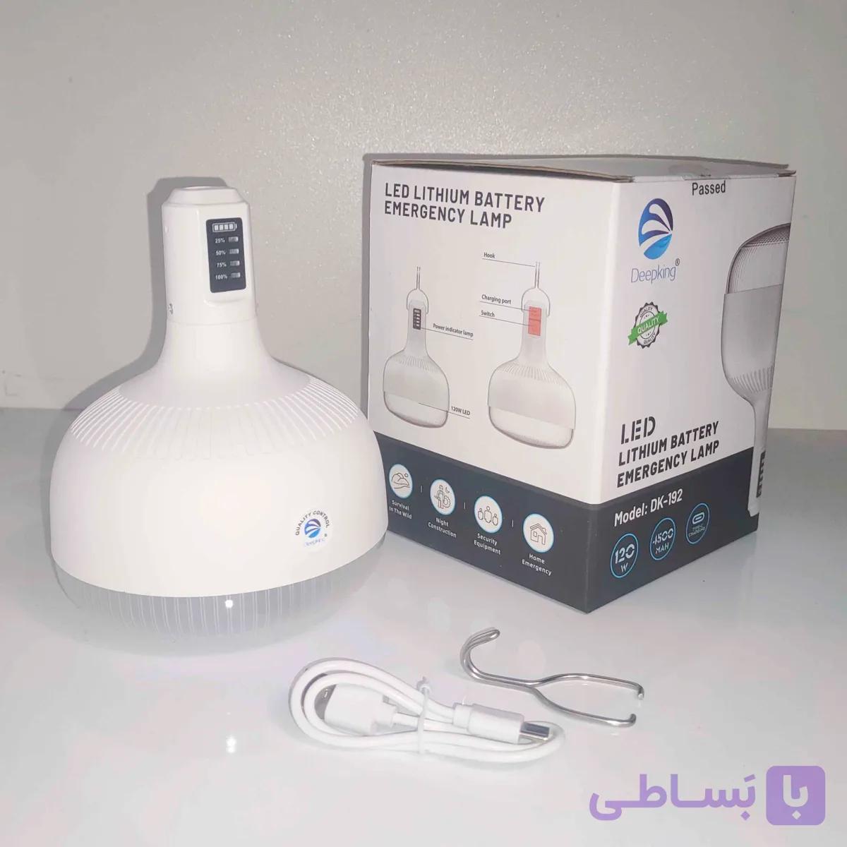 چراغ شارژی دیپ کینگ DK-192 120w — تصویر 1