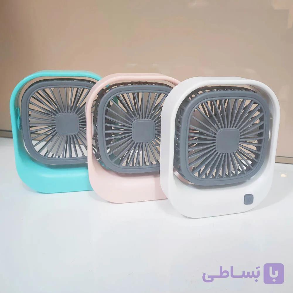پنکه شارژی رومیزی مدل 136 — تصویر 1