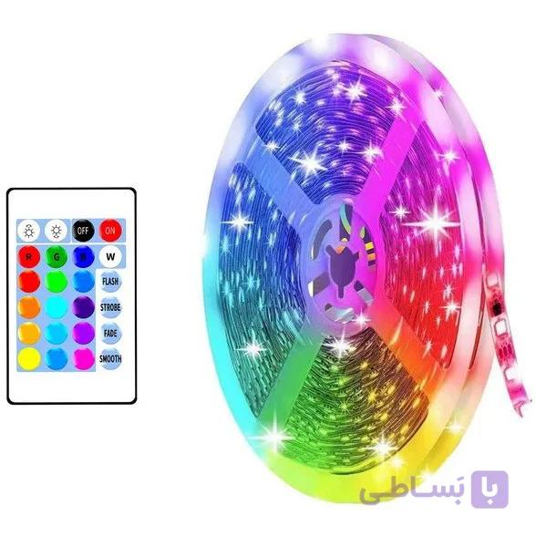 ریسه ال ای دی رنگی تک لاین 230ولت 5050RGB سایروکسn362 — تصویر 1