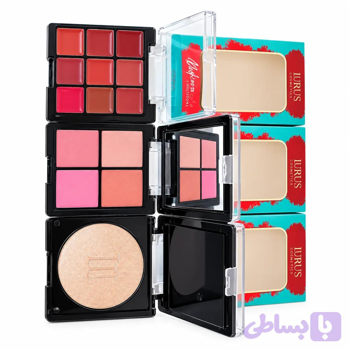 پالت آرایش صورت لوروس کازمتیکس 3 در 1 مدل Makeup Pro