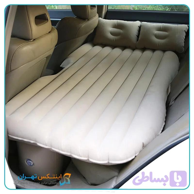 تشک بادی داخل ماشین اطلس