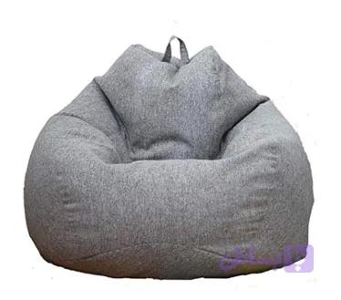 هپی چیر مخمل طوسی اینتکس