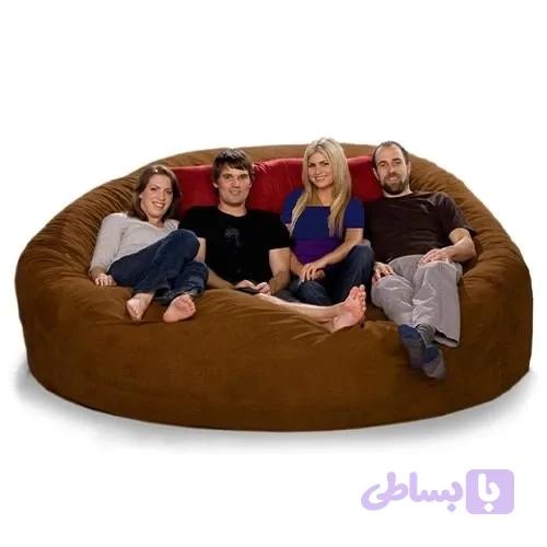 مبل شنی سایز بزرگ مخمل