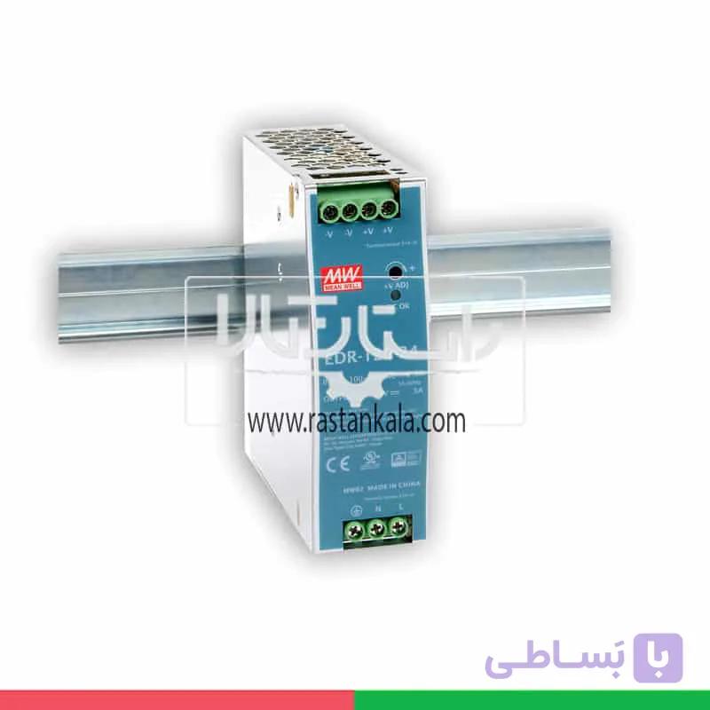 پاور ریلی مین ول 24 ولت 5 آمپر MEAN WELL — تصویر 1