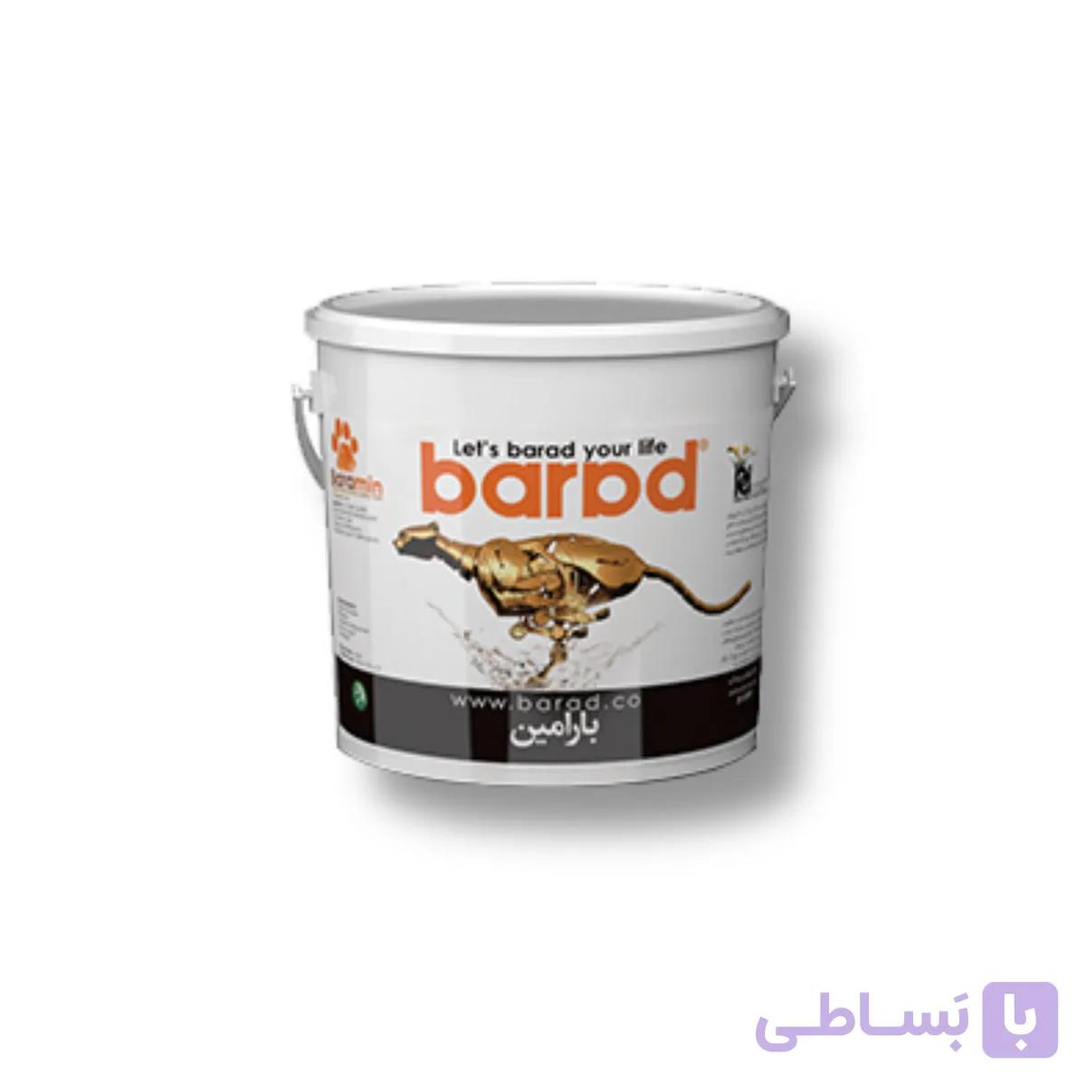 رنگ اکرولیک سفید باراد (بارامین سفید 12 کیلویی)