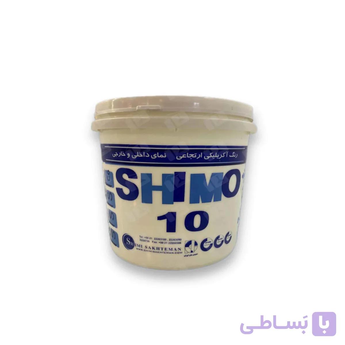 رنگ نما شیموتن شیمی ساختمان (shimo10) سایز ۱۰ کیلویی