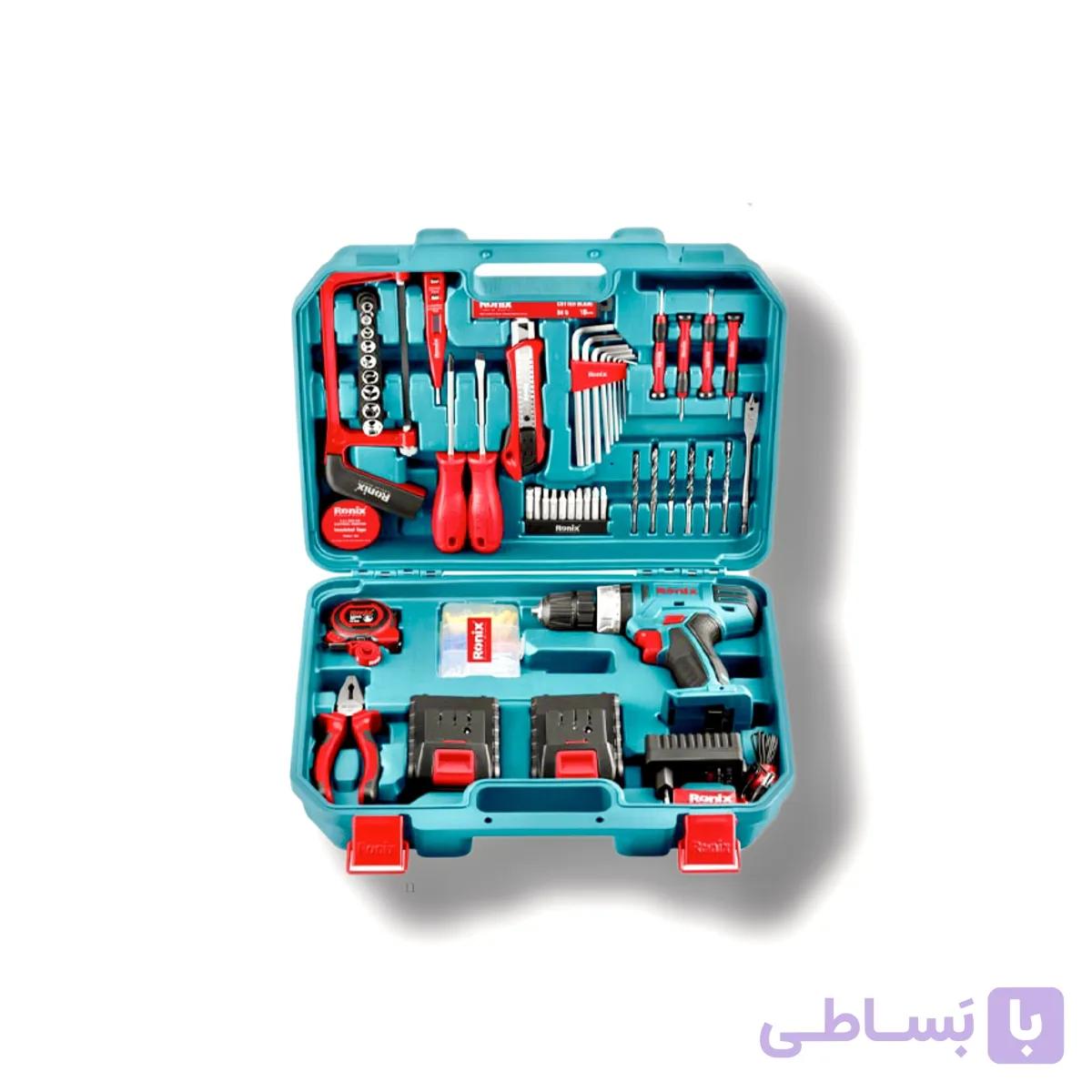 کیت دریل شارژی رونیکس مدل RS-8018 — تصویر 1