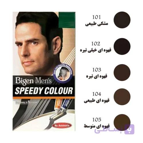 رنگ مو بیگن تایلندی ۱۰۳ قهوه ای تیره bigen