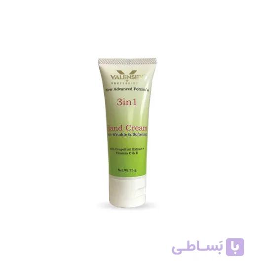 کرم ضد چروک و نرم کننده دست ولنسی