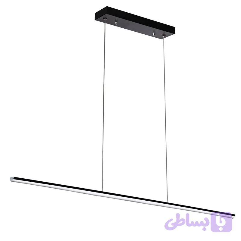 لوستر مدرن چشمه نور کد L6433/80BK — تصویر 1