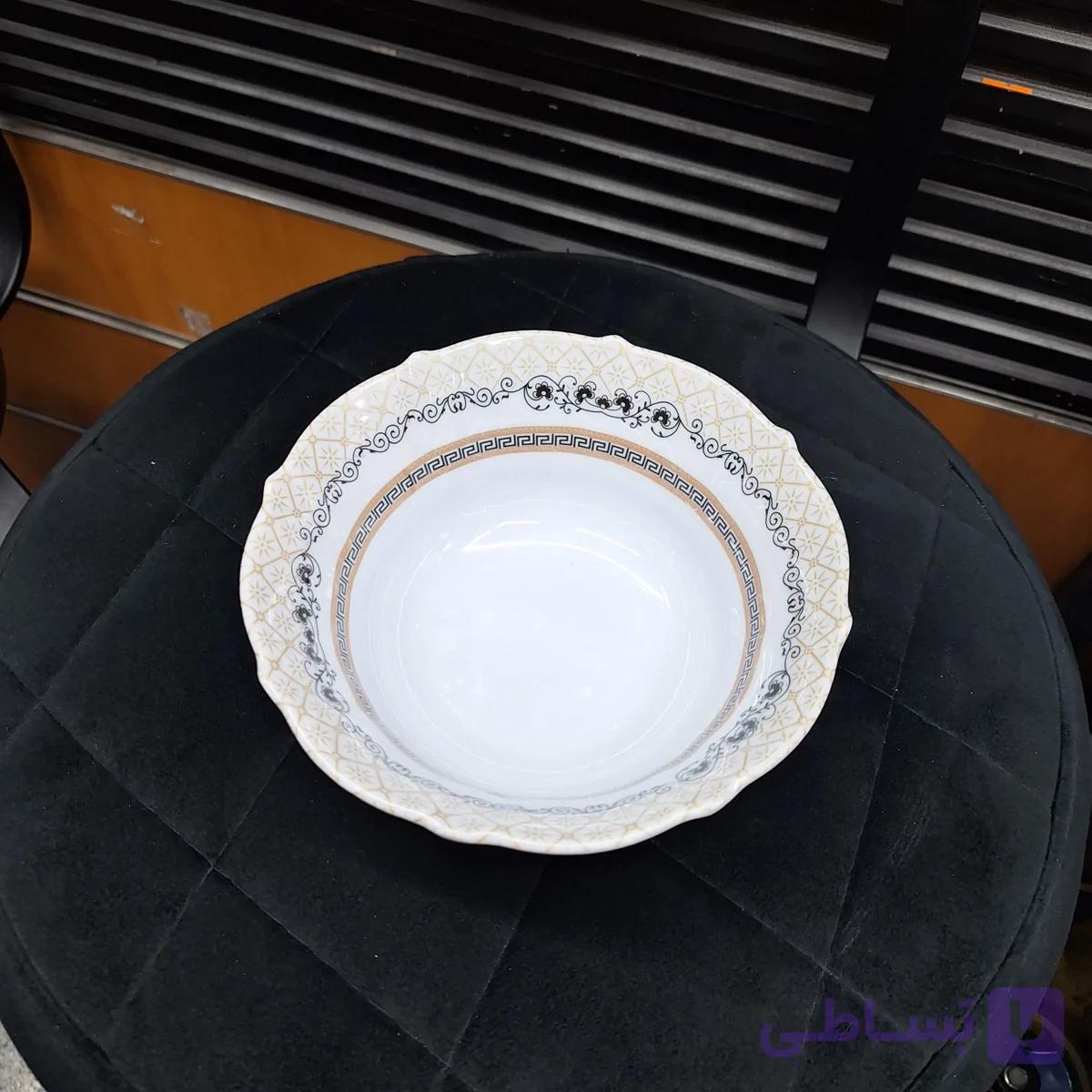 کاسه آبگوشت خوری ملامین طرح ورساچه
