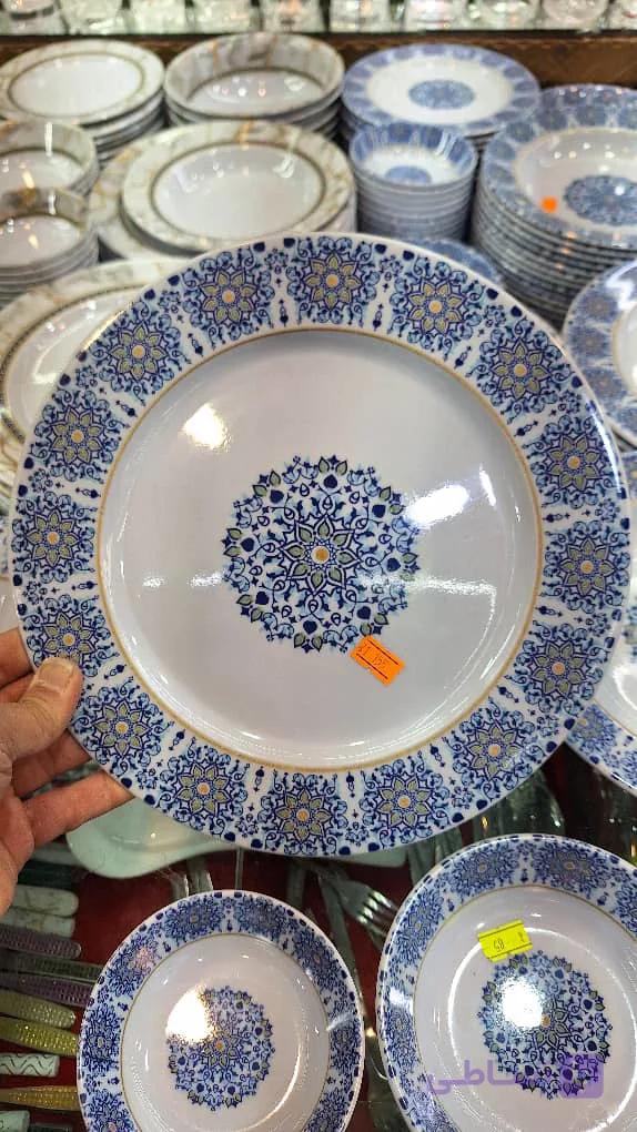بشقاب پلوخوری طرح زرین مهسان — تصویر 1