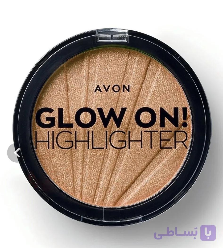 هایلایتر پودری طلایی فشرده GLow On! آون