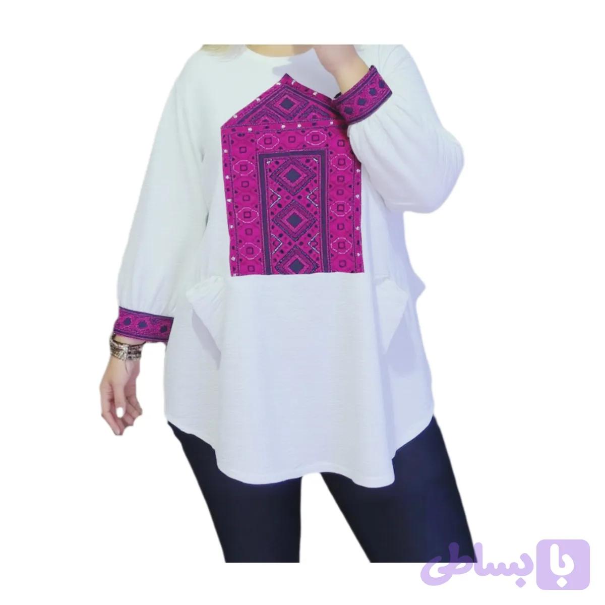 شومیز سفیدسنتی