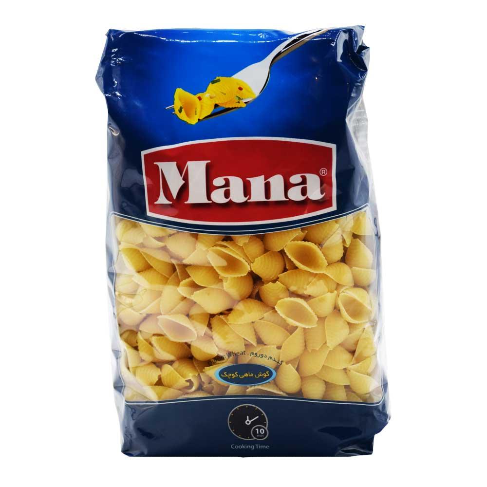 ماکارونی مانا MANA مدل گوش ماهی کوچک وزن 500 گرم