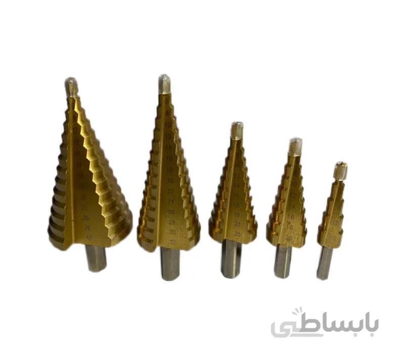 مته مخروطي کاجي 4 تا 42 STEP DRILI