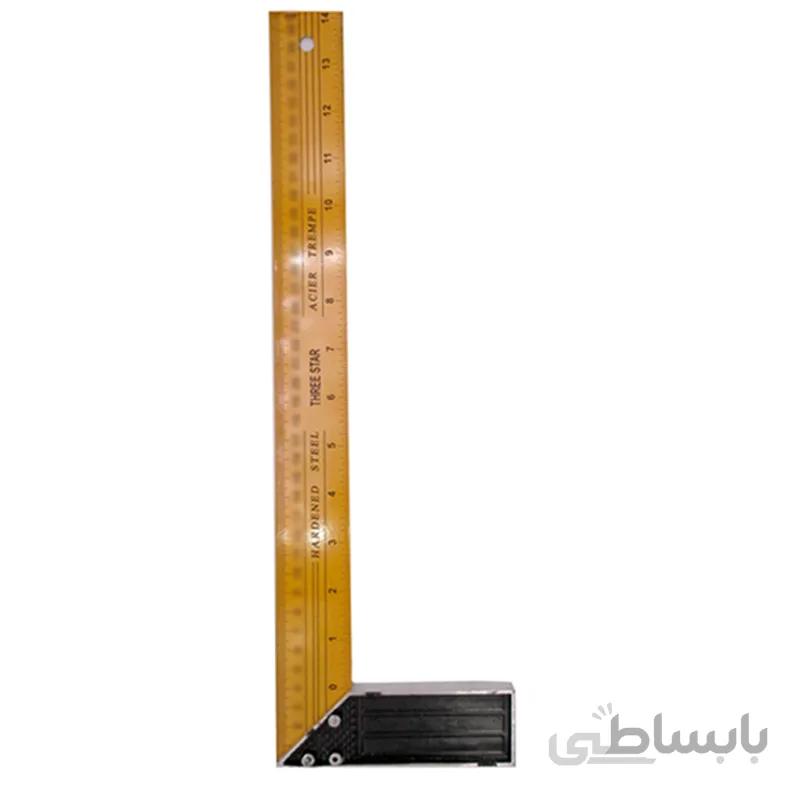 گونیا پایه دار Three Star استیل 60 سانتیمتر