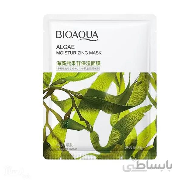 ماسک صورت ورقه ای جلبک سبز بایوآکوا BIOAQUA ا برند :