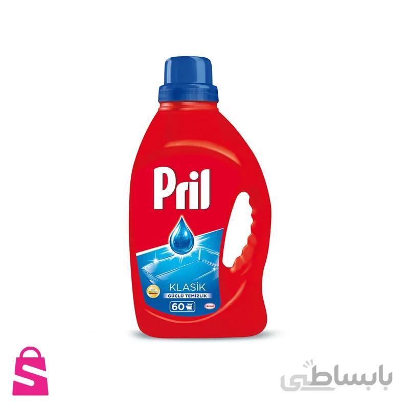 ژل ماشین ظرفشویی پریل مدل کلاسیک حجم ۱۵۰۰ میلی ترکیه Pril