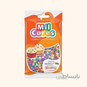 ترافل رنگی ماوالریو میل کورس تزیینی مدل پروانه بدون گلوتن
