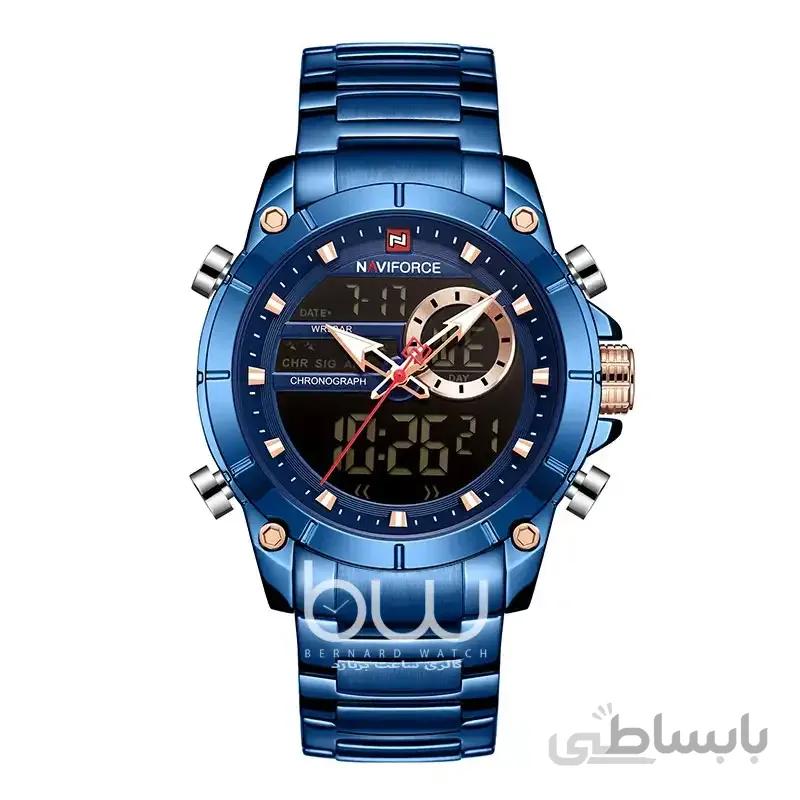 ساعت نیوی فورس مردانه Naviforce 9163 Blue