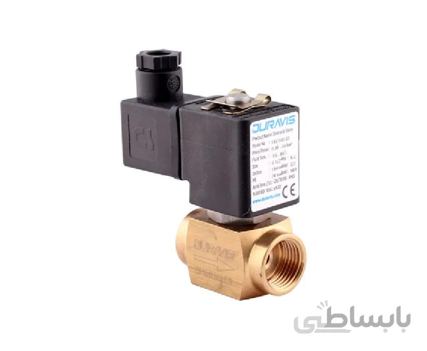 شیر برقی سوزنی نرمال کلوز 1/2 اینچ دوراویس
