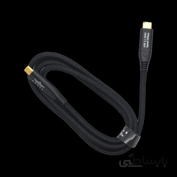 کابل Type C به Type C بریو Brave BDC-C016 USB 3.1 10Gbps توان 5.0 آمپر طول 1.2 متر BRAVE TYPE C TO TYPE C CABLE 1.2M
